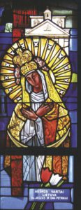 Our Lady of the Gate of Dawn. East St. Louis. Stained Glass.