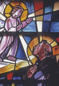 St. Francis, detail. St. Anthony Chapel, Kennebunkport.