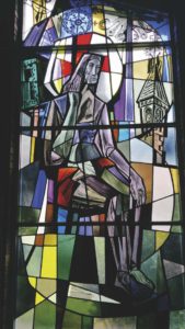Pensive Christ. Divine Providence Church in Southfield, MI.