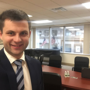 J. Jarusevičius Lietuvos generaliniame konsulate New Yorke.