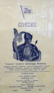 Pokylio meniu.