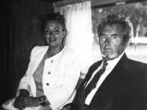 Jonas Pleškys finally returned to his homeland in the spring of 1992 after an absence of more than thirty years. He is seen here reunited with sister Eugenija.