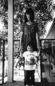 Jonas Pleškys' daughter Jennifer lives in Guatemala. Here she is seen in 1993 with son Joshua.