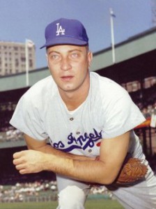 Johnny Podres (Poderis), the lefthanded pitcher who was voted Most Valuable Player of the 1955 World Championship Series.