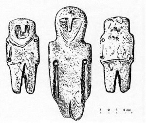 Amber figurines such as these, created by the residents of the Courish Spit thousands of years ago, indicate a highly developed culture.