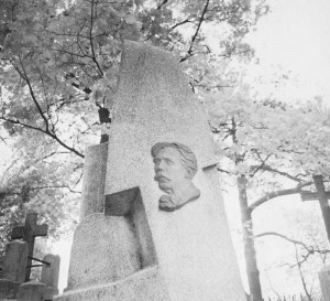 Čiurlionis' grave in Rasų Cemetery is topped by a granite monument bearing the portrait of the artist. It is a much visited place by locals and tourists alike.