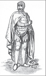Some historians regard Ringaudas as the father of Mindaugas (drawing by A. Branickis.)