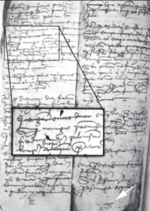 The notable Documento Assereto. On this page, Rosa points out some contradictions and inconsistences , and believes the entire document may be a forgery.