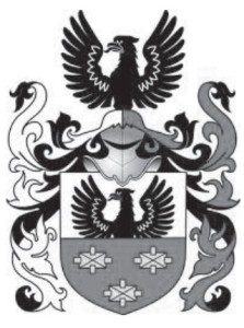 The Sulima coat of arms used by a number of families belonging to the Polish-Lithuanian Commonwealth, including the family of which Igor Stravinsky was a descendant.