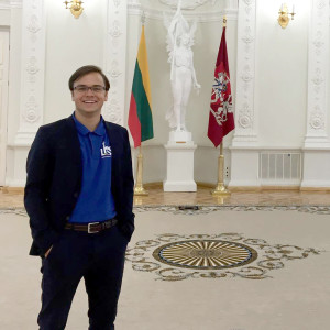 Jonas Majauskas at Lithuania's president office.