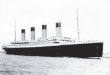 RMS Titanic departing Southampton on April 10, 1912.