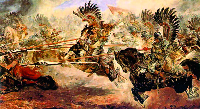 Charge of the winged hussars, the most formidable cavalry in the history of humankind.