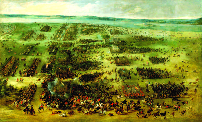 Painting of the Battle of Kircholm (1605) by Pieter Snayers.
