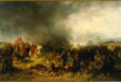 Chodkevicius is the central figure in this famous painting of the Battle of Chocim by Polish artist Jozef Brandt.