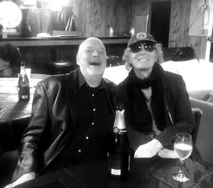 Linas with Ian Hunter in Oct. 2016 in Cleveland.