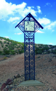 Stations of the Cross were erected by Father Justinas Klumbis in Rincon, New Mexico.