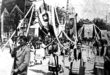 Lithuanian procession in Harbin, 1938.