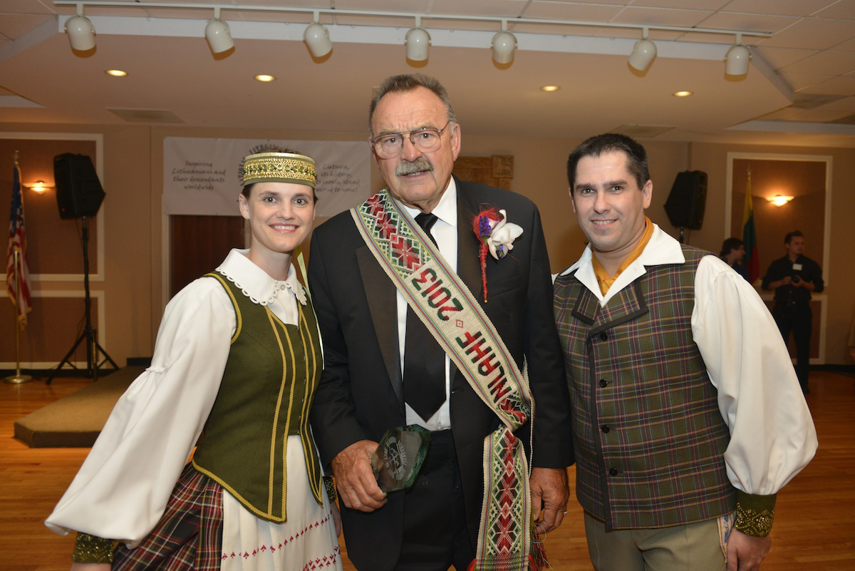Football legend Dick Butkus was inducted into the NLAHF in 2013.