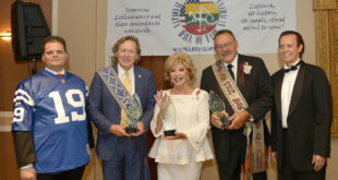 On August 24, 2013 Lithuanian-American legends, Dick Butkus, Ruta Lee and Johnny Unitas (represented by hs son John C. Unitas Jr) were the first inductees into the National Lithuanian American Hall of Fame. The induction ceremony took place at the Lithuanian World Center in Lemont, IL. Among the guests were football great Doug Buffone and Hockey Hall of Fame member Bobby Hull. Pictured (from left) are the Lithuanian Consul General Marijus Gudynas, John C. Unitas Jr, Ruta Lee, Dick Butkus and the organizer of the event, Jon Platakis.