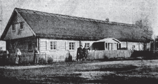 The home of Vincas Kudirka in Paežeriai. Photo from 1911