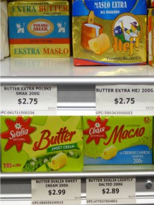Palyginimui – lenkiško ir lietuviško sūrio kainos.