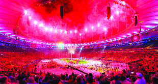 Olimpiados uždarymo ceremonija.