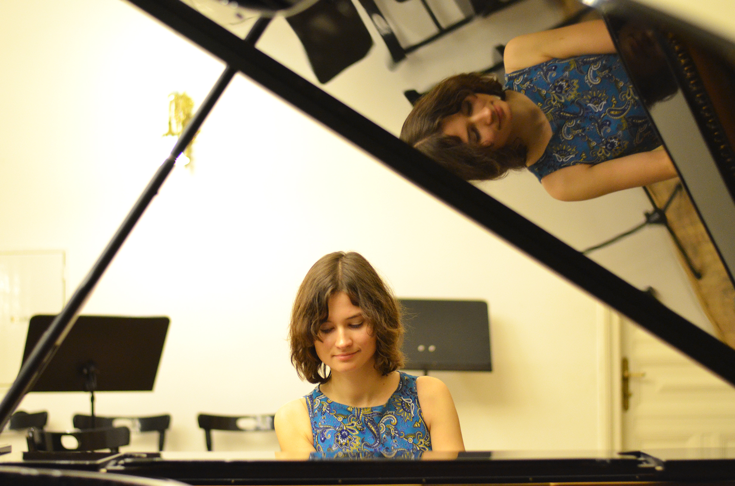 Rasa Vitkauskaitė koncertuoja Franz Liszt muzikos akademijoje Budapešte, Vengrijoje, 2015 metais.