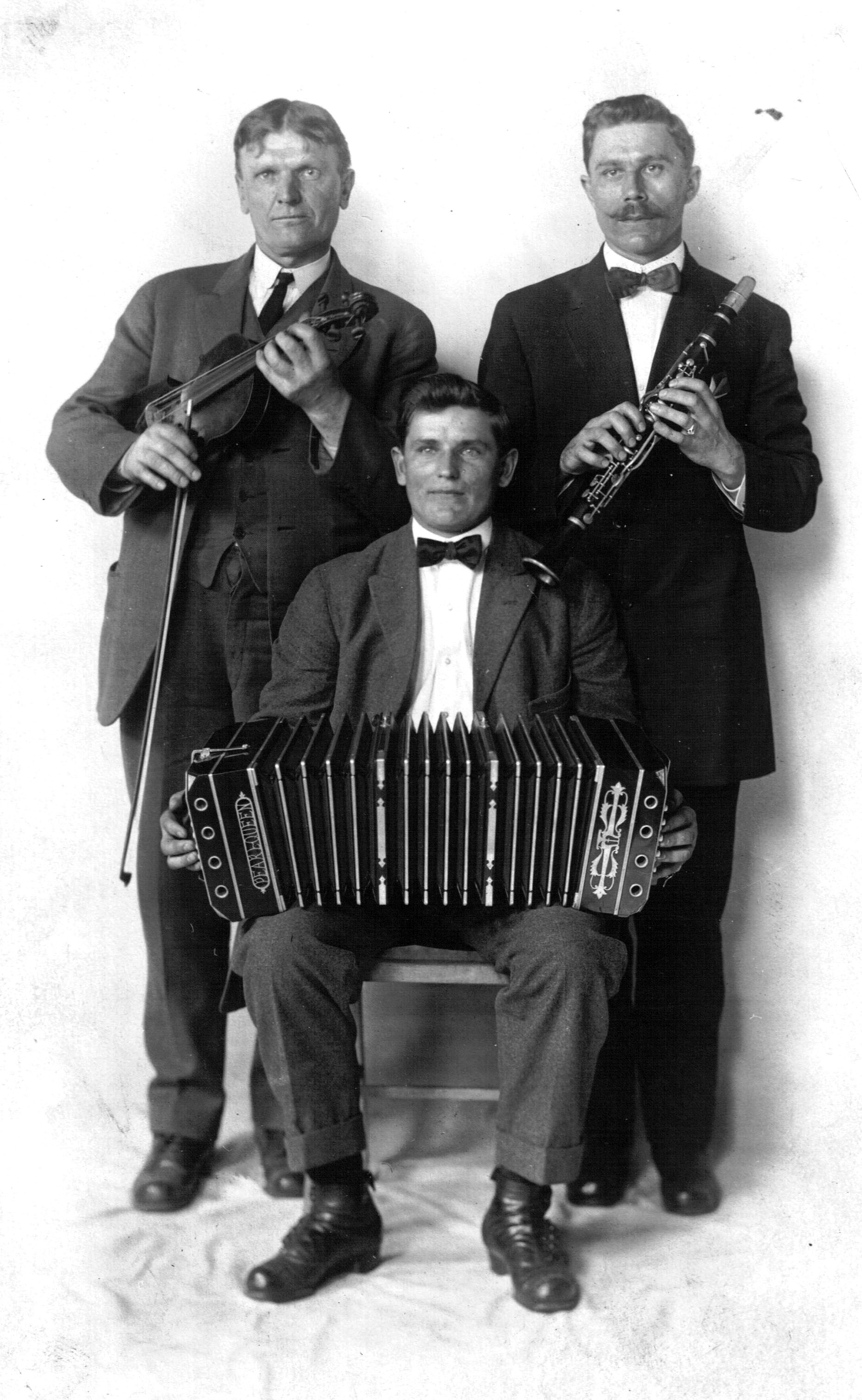 Springfieldo vestuvinė muzikantų trijulė.