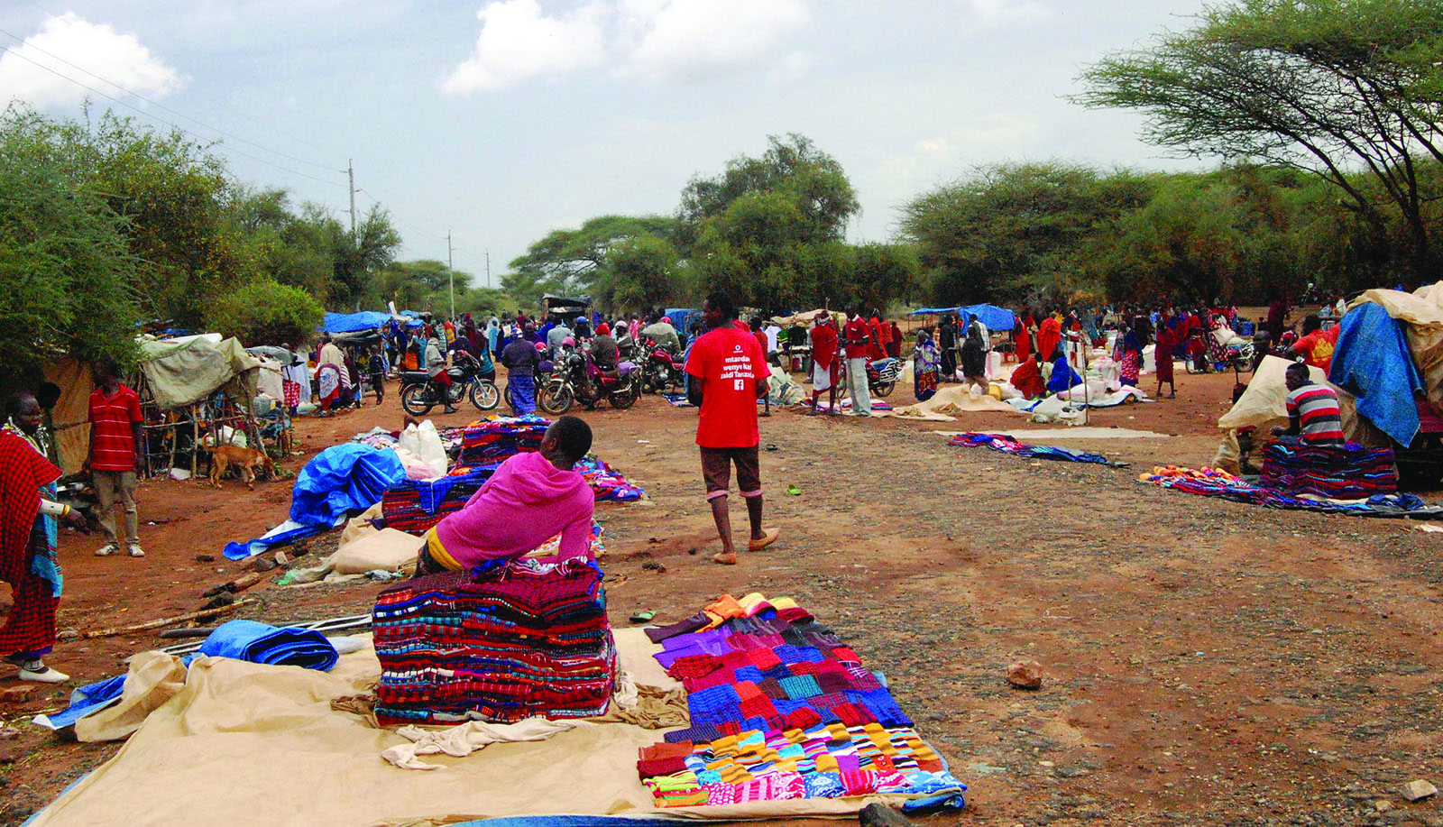 Maasai šeštadienio turgus.