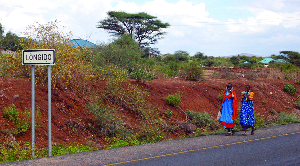 Longido miestas, įsikūręs šalia Longido kaimo. Šiame regione gyvena didelė dalis Maasai genties.