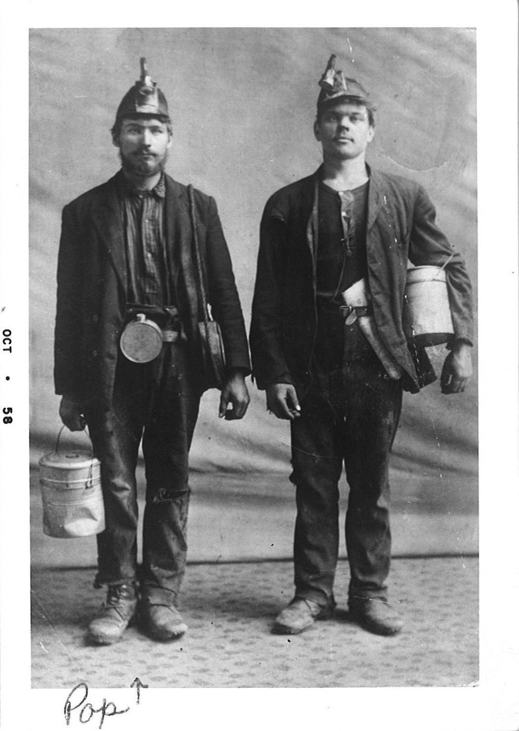 Angliakasiai Juozas Pakutinskas ir Kazys Mickus, maždaug 1910.