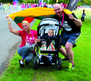 Su žmona Sigita ir sūnumi Tadu Vytautu Airijoje po vienų iš bėgimo varžybų 2013 m.