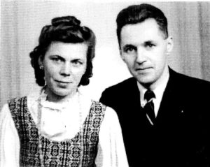 Juozas ir Marija Plačai Švedijoje, 1948 m.
