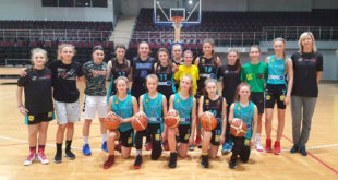 „Lituanicos” krepšininkės vasario mėnesį viešėjo Alytaus sporto ir rekreacijos centre, kur dalyvavo bendroje treniruotėje su bendraamžėmis.