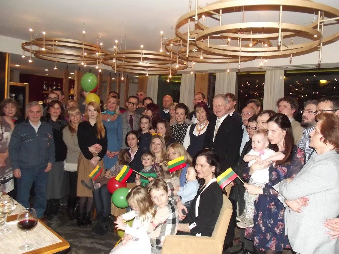 Bulgarijos lietuviai švenčia Kovo 11-ąją.