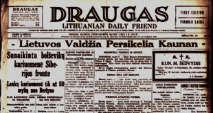 1919 m. „Draugas".