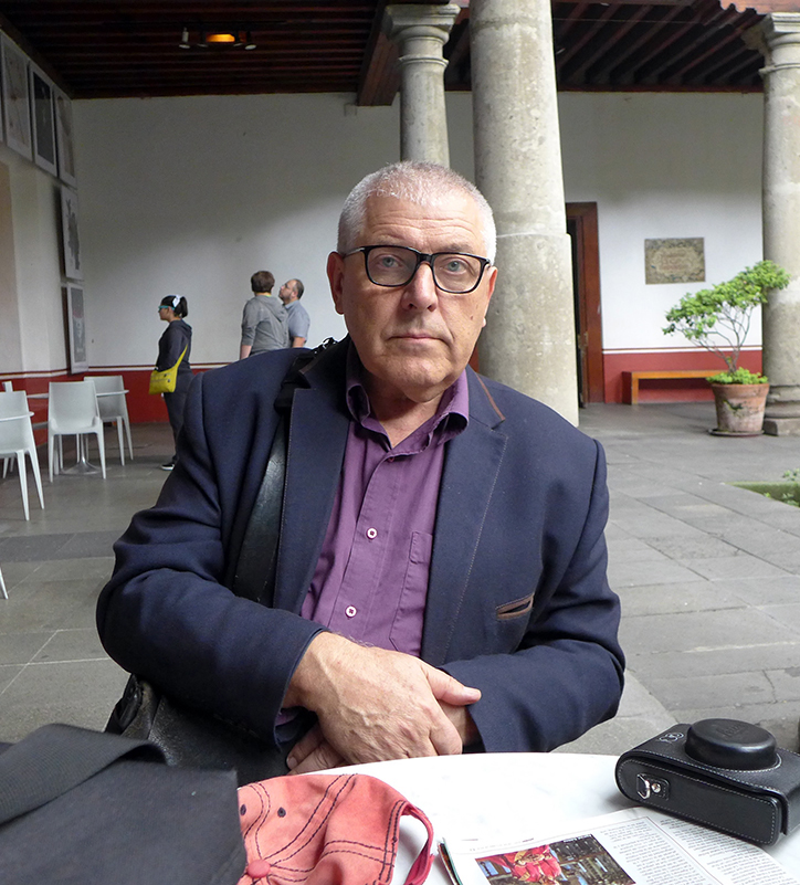 Į Meksikos plakatų bienalę Stasys Eidrgevičius buvo pakviestas kaip vertinimo komisijos narys. 2018 m.
